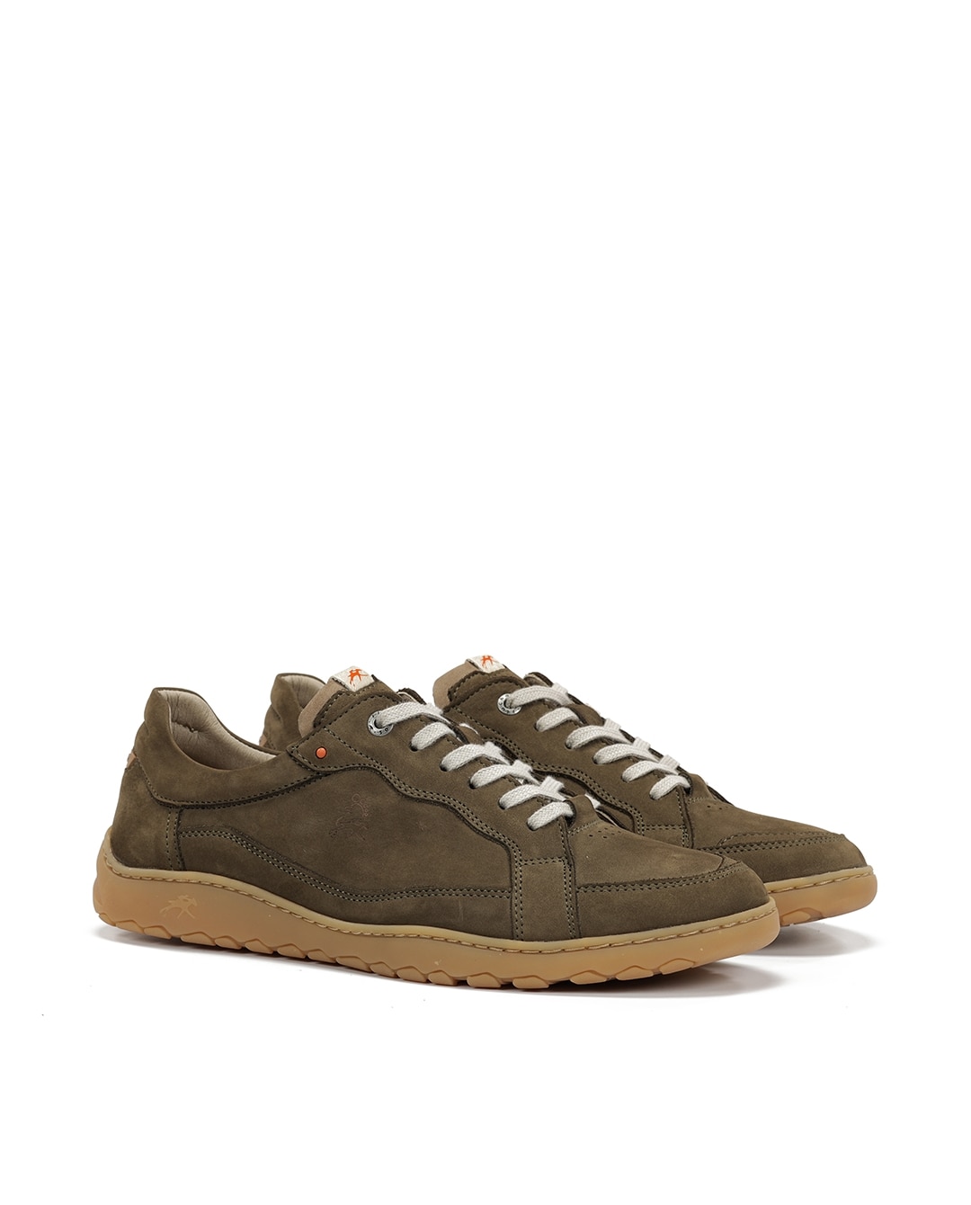 Imagen 3 de Zapatos de cordones de hombre fabricados en nobuck - Fluchos - Verde Verde