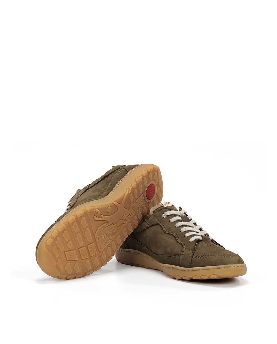 Imagen 4 de Zapatos de cordones de hombre fabricados en nobuck - Fluchos - Verde Verde