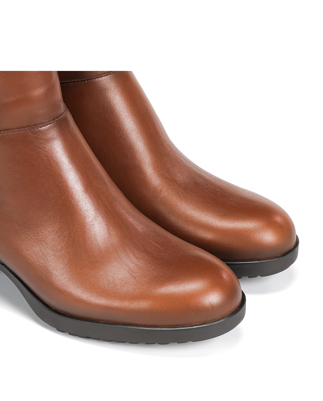 Botines de mujer fabricados en piel - Fluchos - Marrón Marrón-6