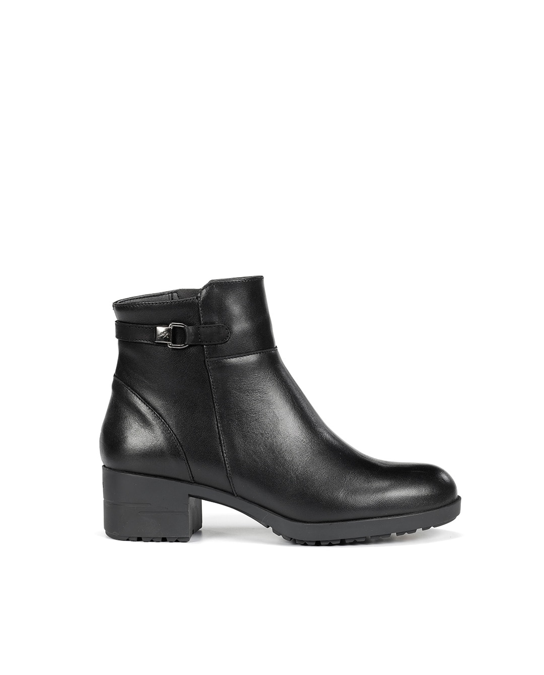 Botines de mujer fabricados en piel - Fluchos - Negro Negro-1