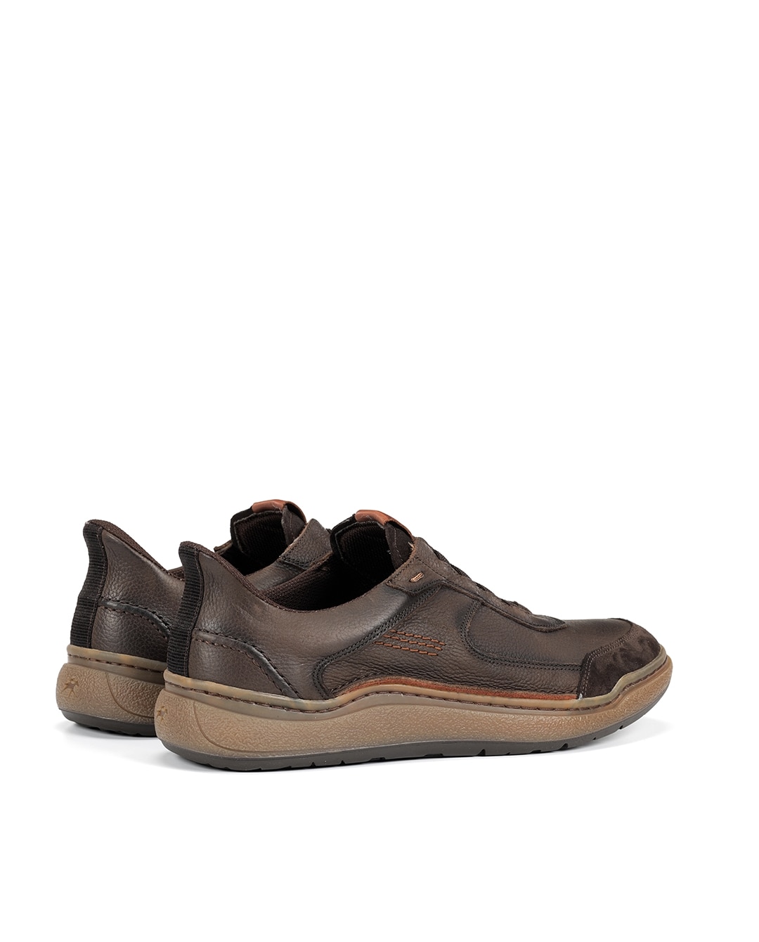 Zapatos de cordones de hombre fabricados en piel - Fluchos - Marrón Marrón-2