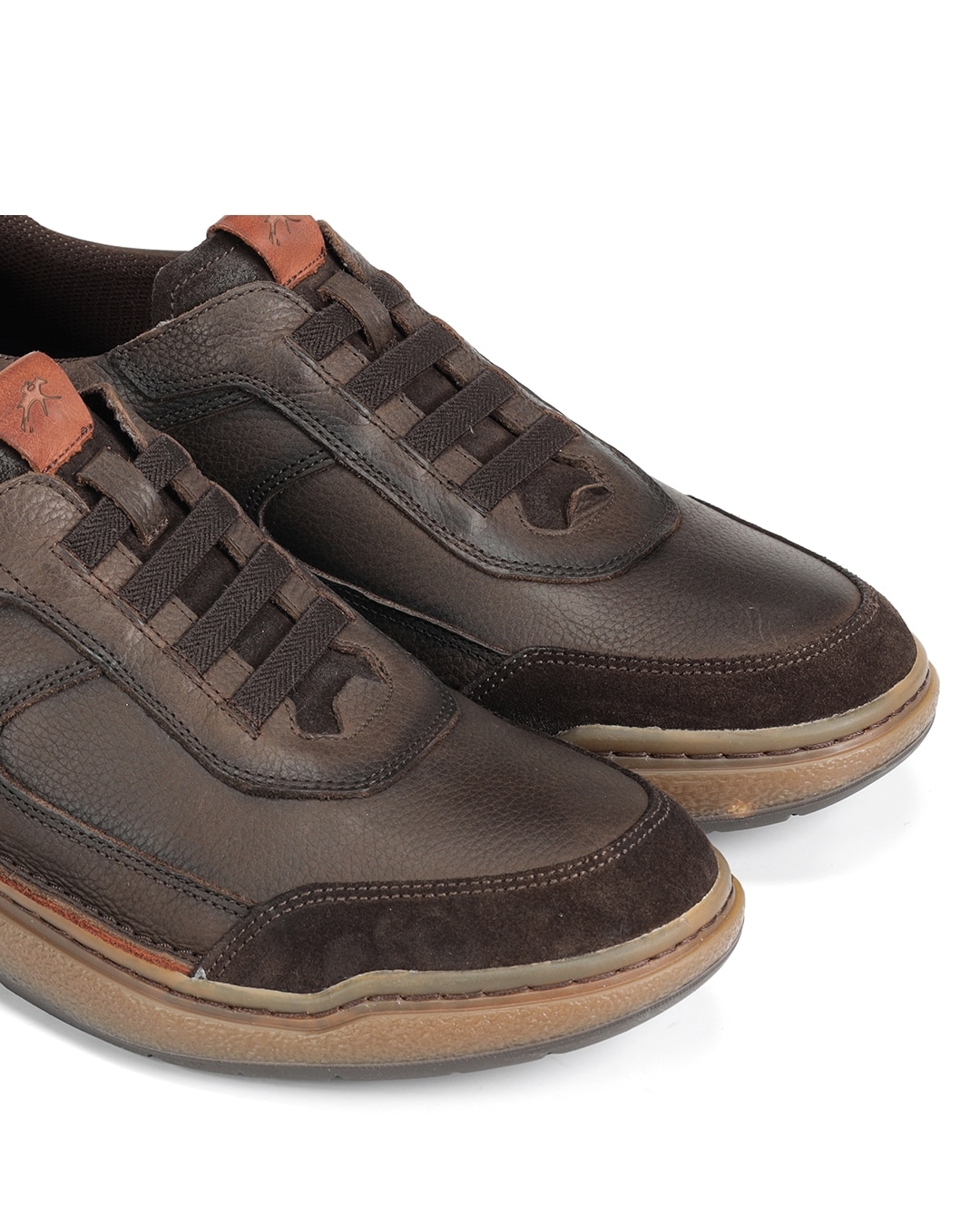 Zapatos de cordones de hombre fabricados en piel - Fluchos - Marrón Marrón-6