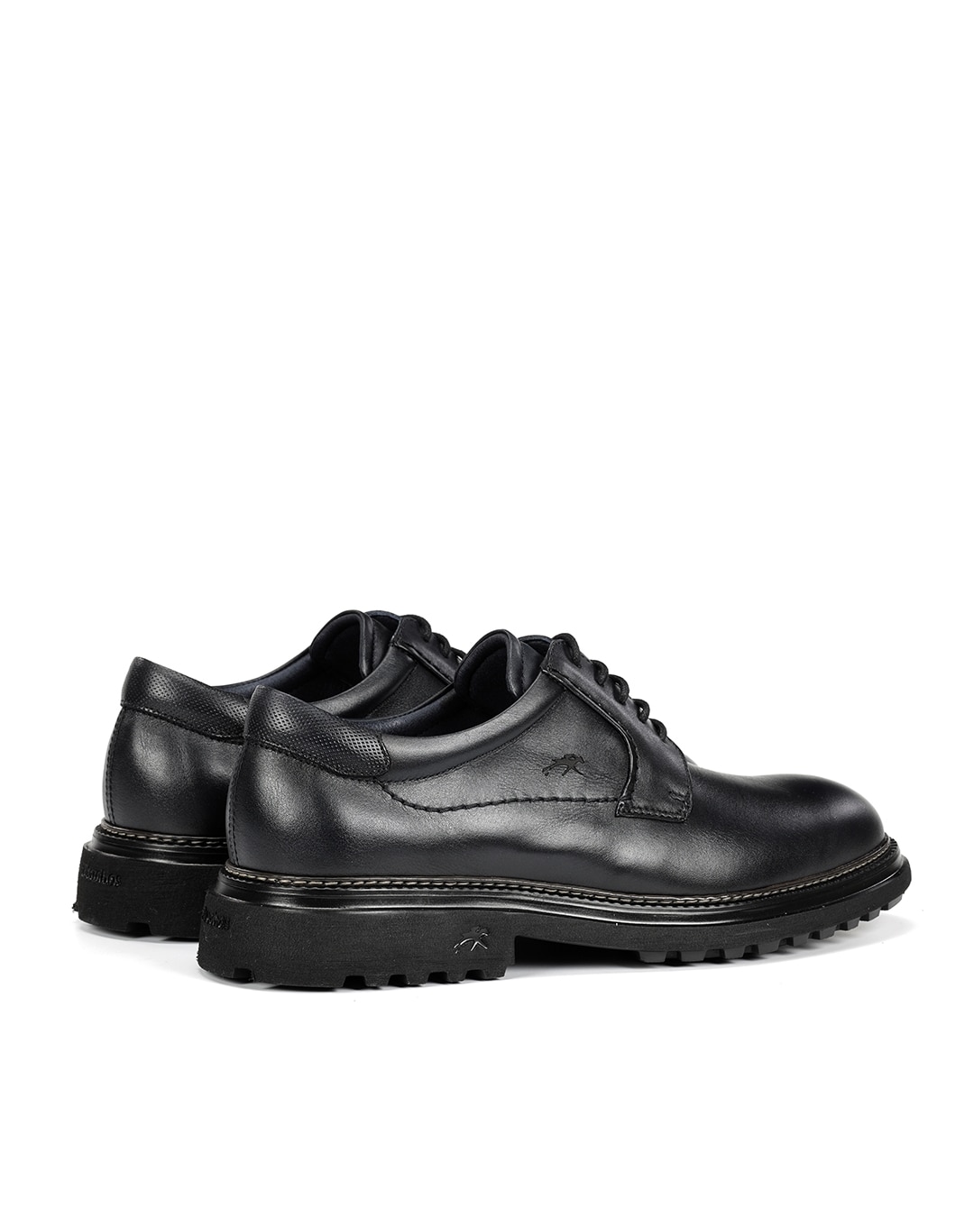 Zapatos de cordones de hombre fabricados en piel - Fluchos - Azul Azul-2