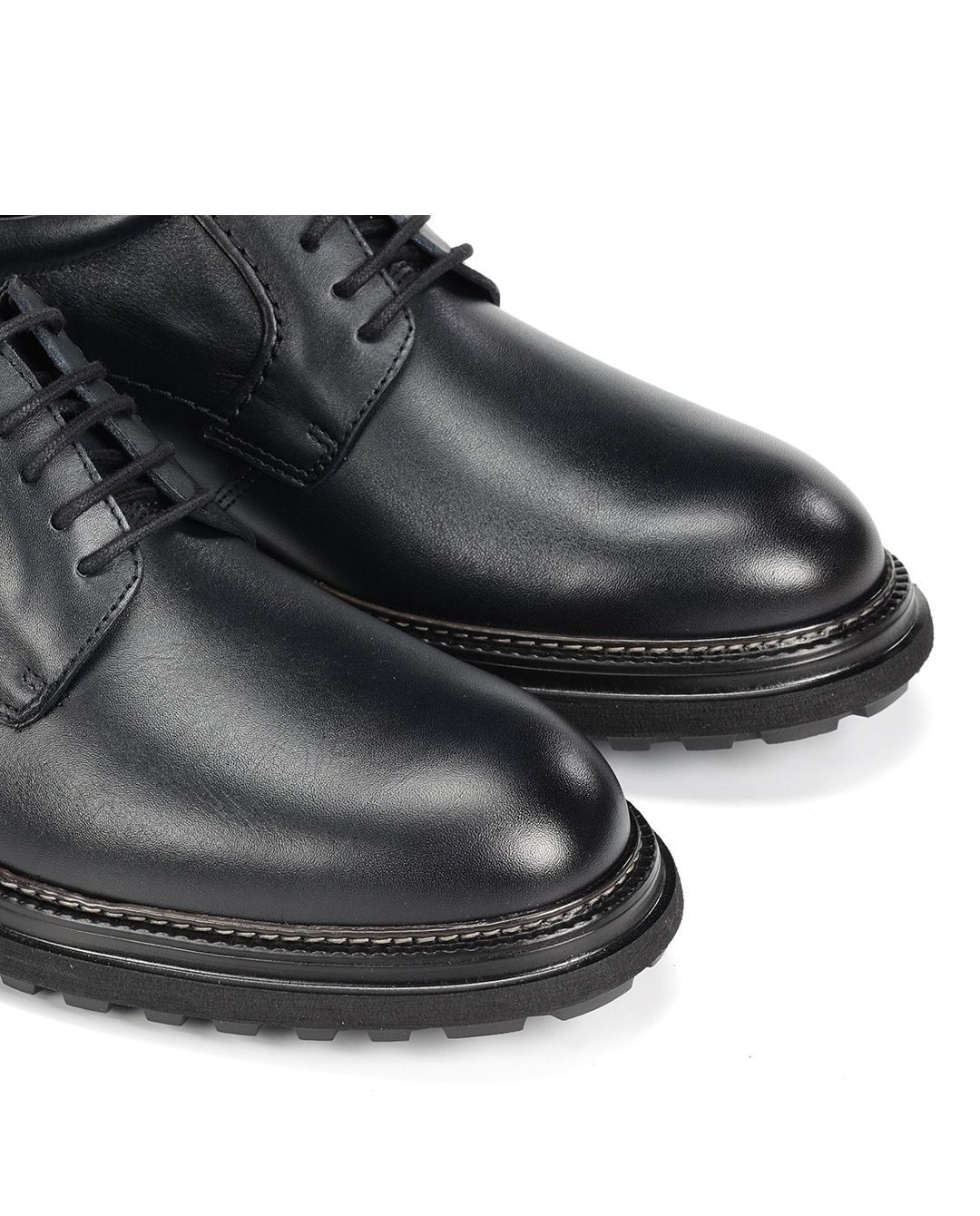 Zapatos de cordones de hombre fabricados en piel - Fluchos - Azul Azul-6