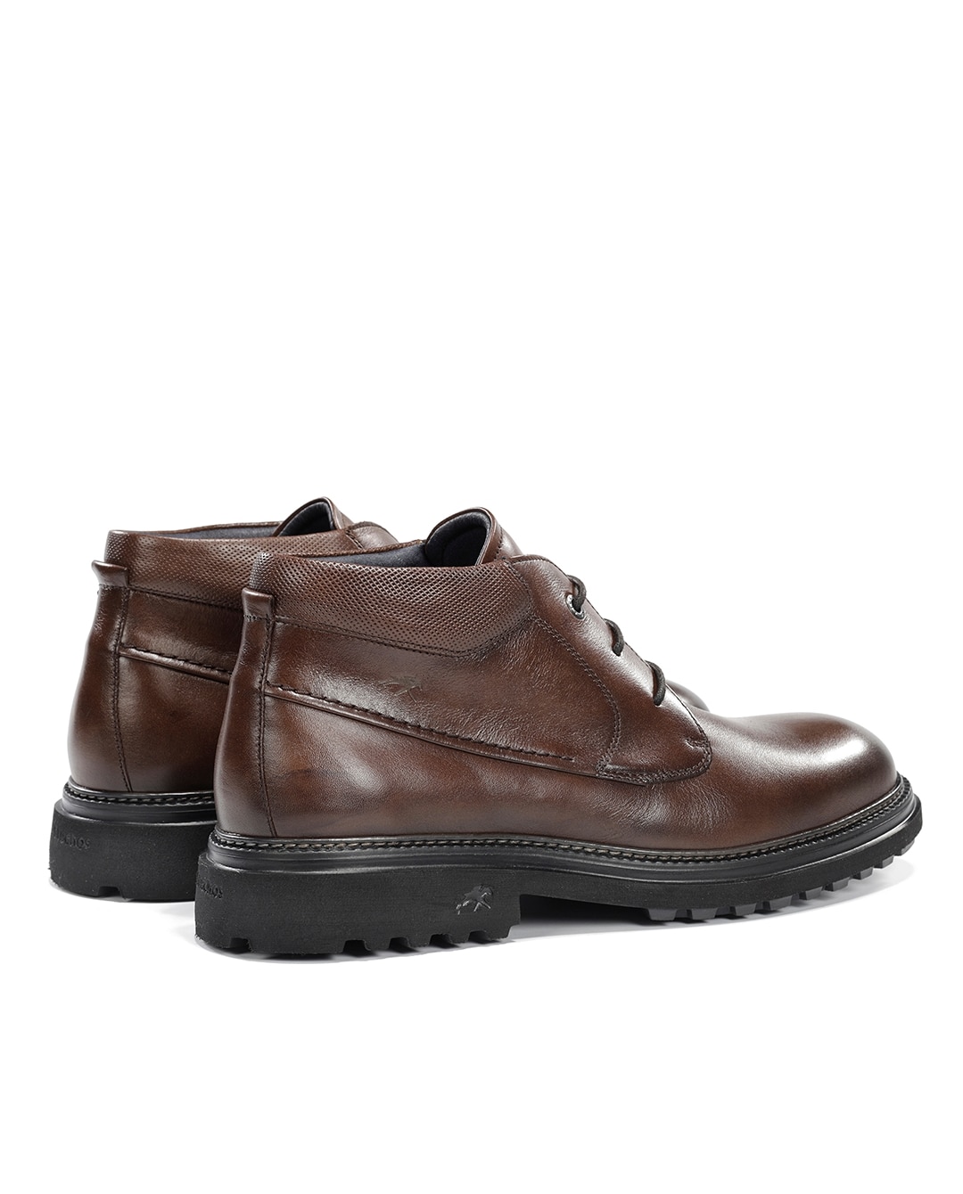 Botines de hombre fabricados en piel - Fluchos - Marrón Marrón-2