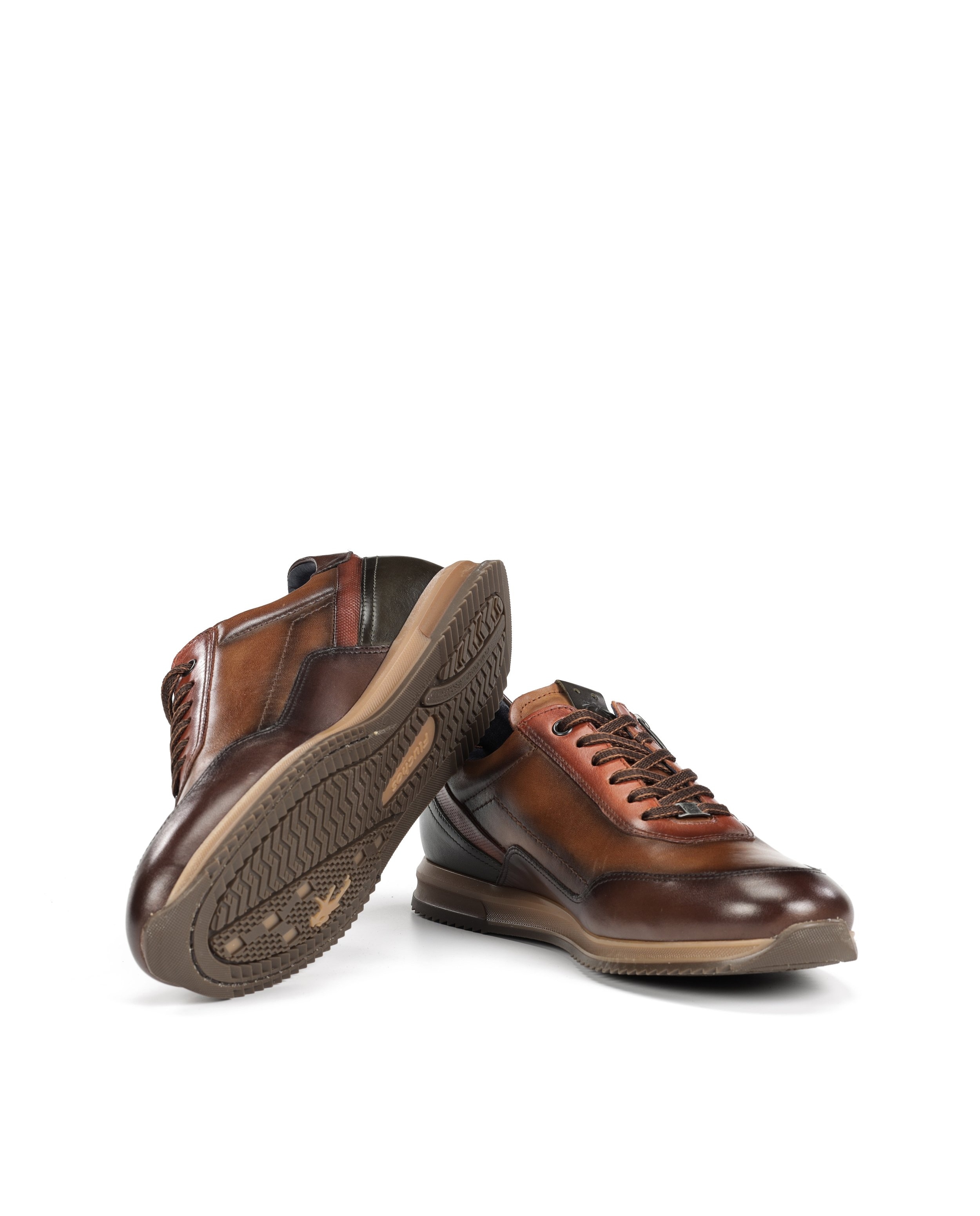 Zapatos de cordones de hombre fabricados en piel - Fluchos - Marrón claro Marrón claro-4
