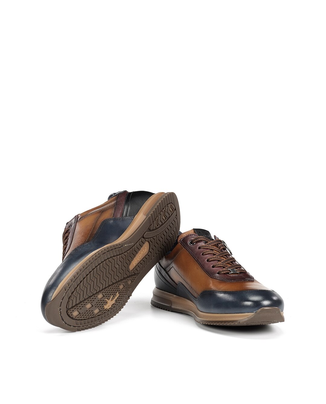 Zapatos de cordones de hombre fabricados en piel - Fluchos - Marrón Marrón-4