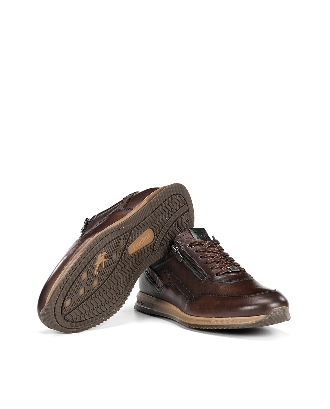 Imagen 4 de Zapatos de cordones de hombre fabricados en piel - Fluchos - Marrón Marrón