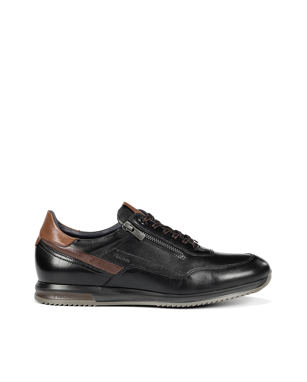 Imagen 1 de Zapatos de cordones de hombre  fabricados en piel Negro