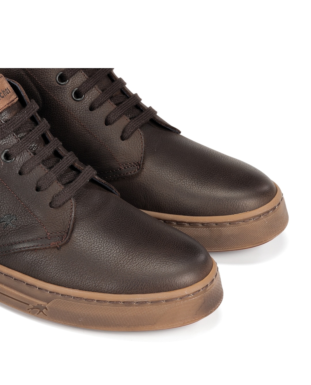 Botines de hombre fabricados en engrasado - Fluchos - Marrón Marrón-6