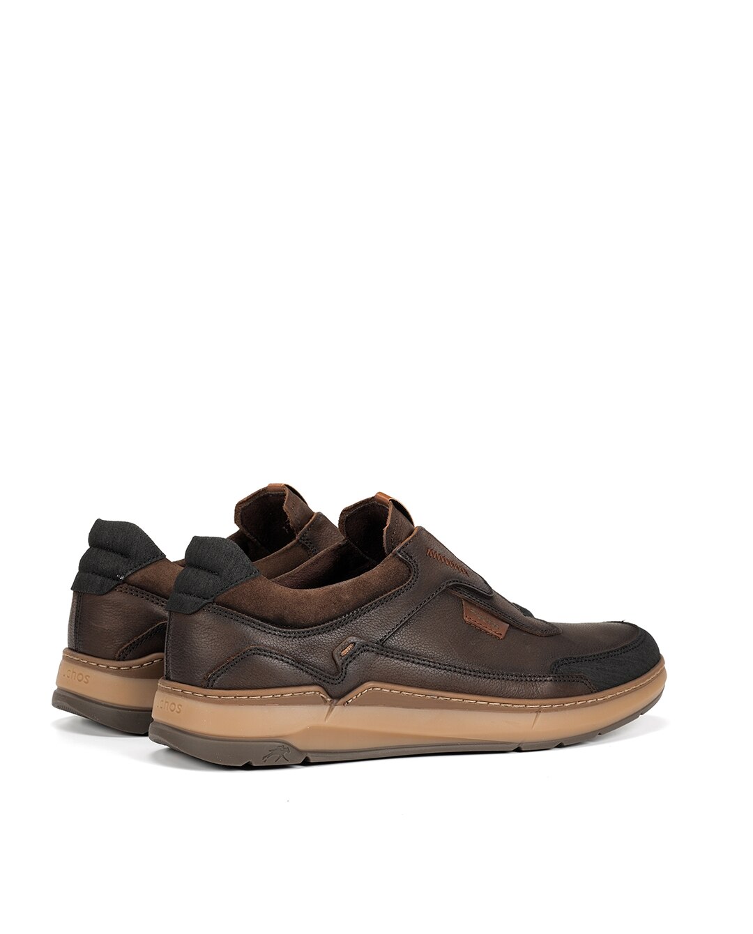 Zapatos de cordones de hombre fabricados en nobuck - Fluchos - Marrón Marrón-2