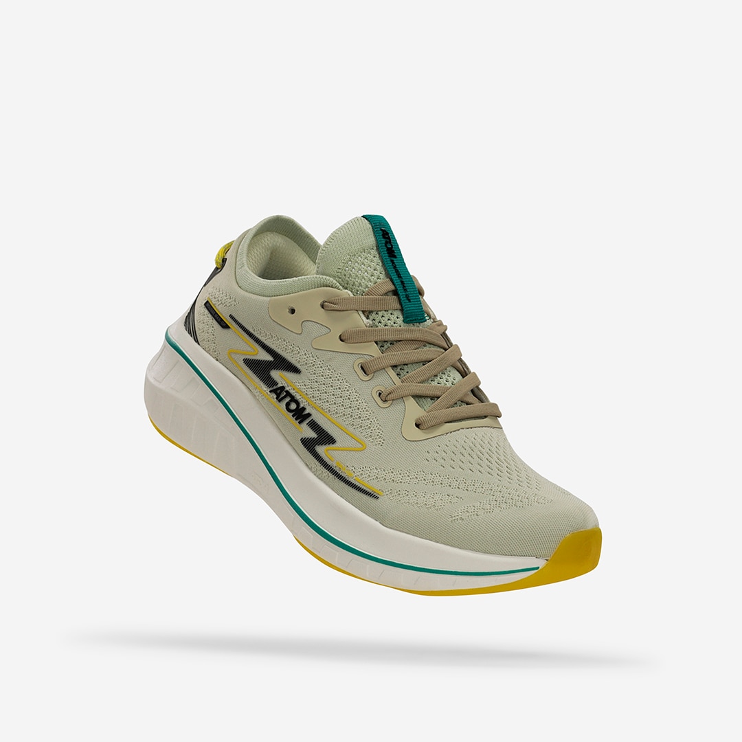 Zapatillas de running de mujer Atom - Verde-Marrón Verde-Marrón-2