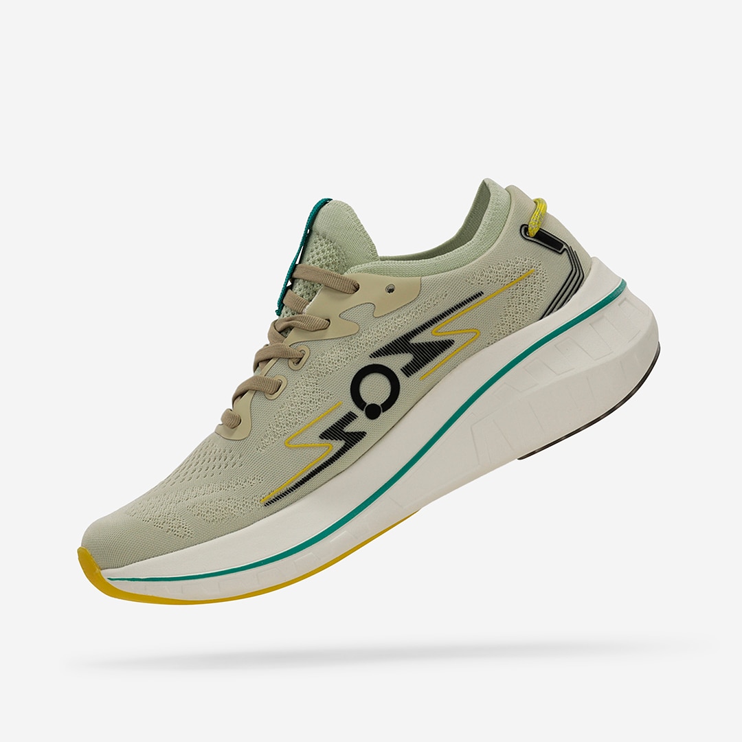 Zapatillas de running de mujer Atom - Verde-Marrón Verde-Marrón-3