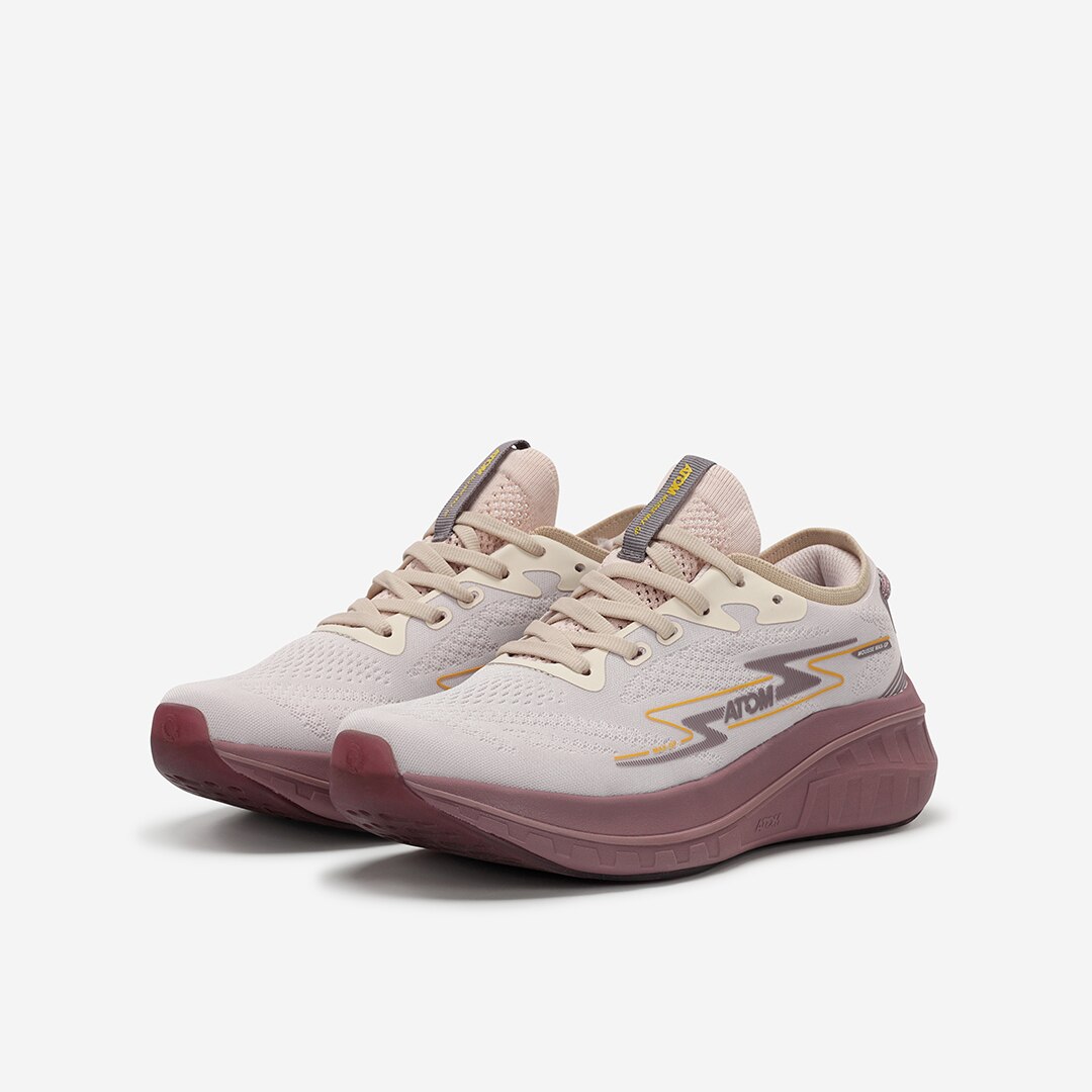 Zapatillas de running de mujer Atom - Morado pastel Morado pastel-4