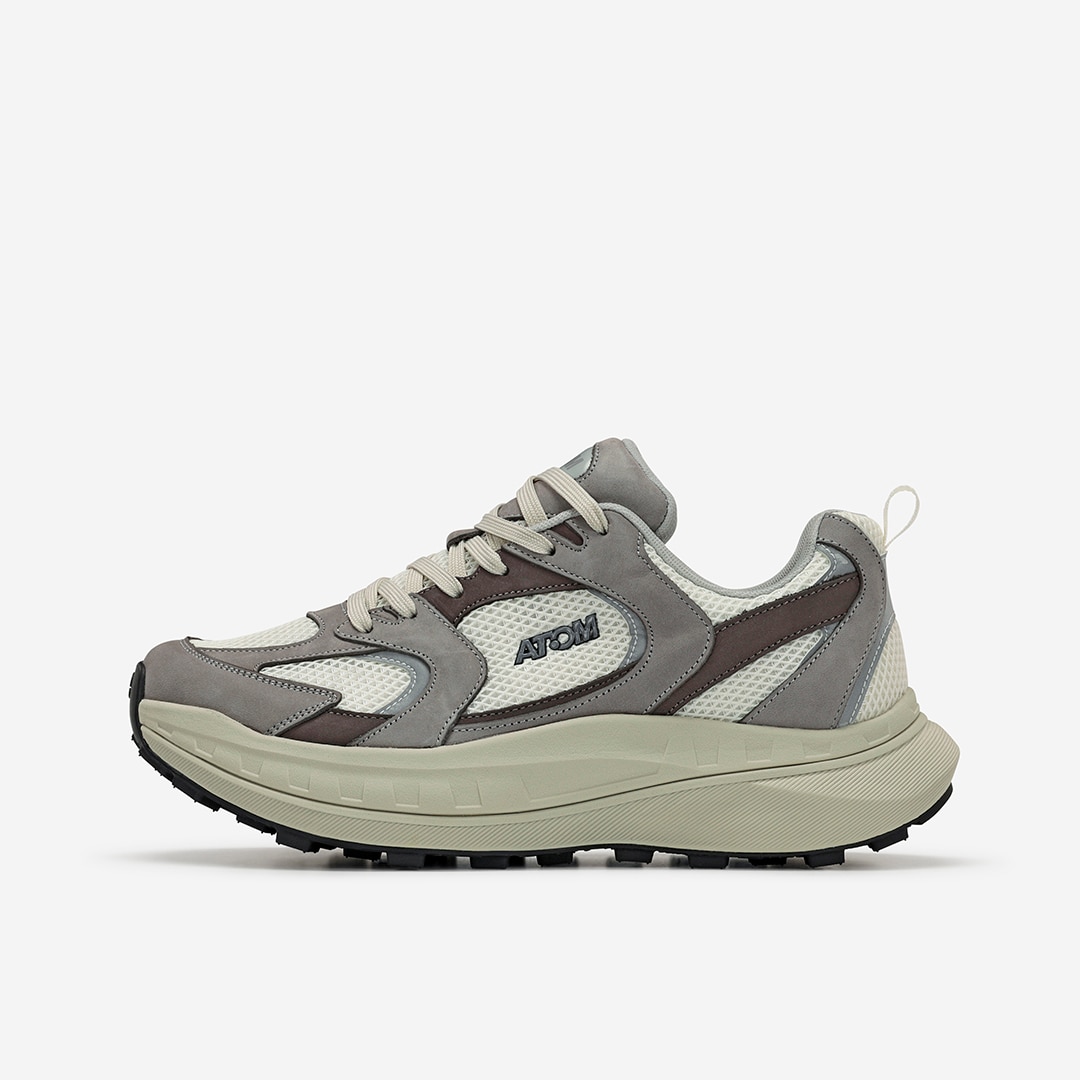 Zapatillas casual de hombre Atom - Gris Gris-2