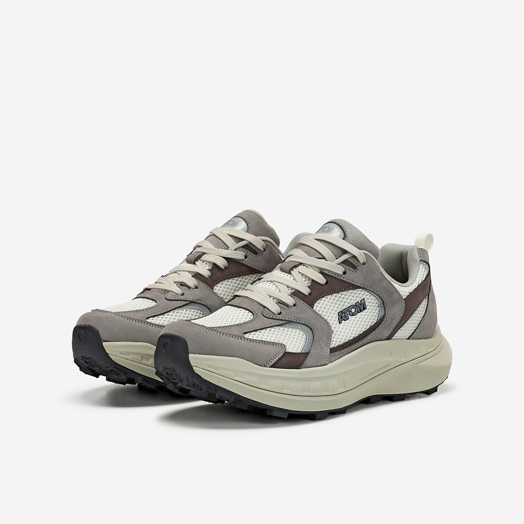 Zapatillas casual de hombre Atom - Gris Gris-3