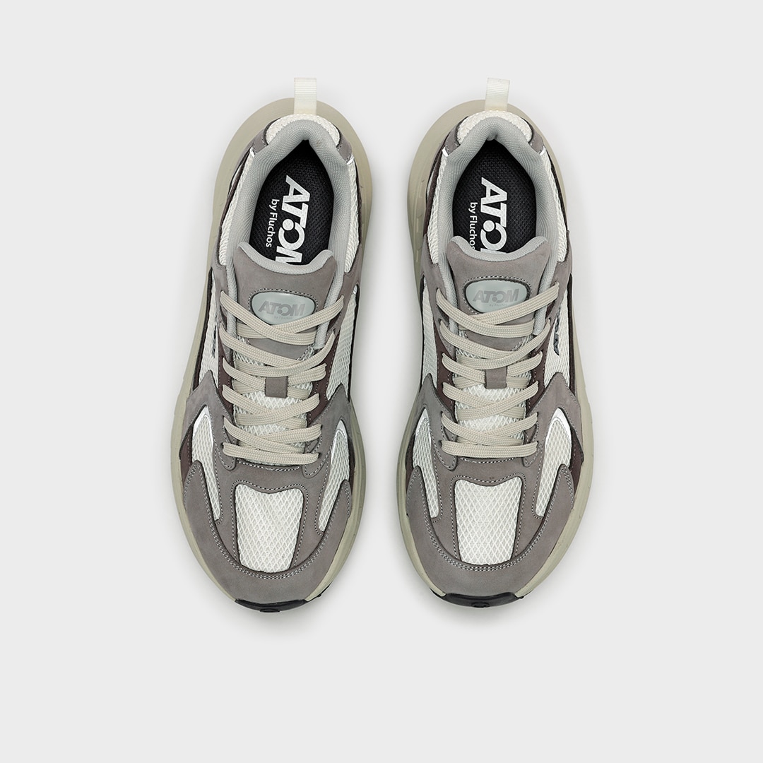 Zapatillas casual de hombre Atom - Gris Gris-6