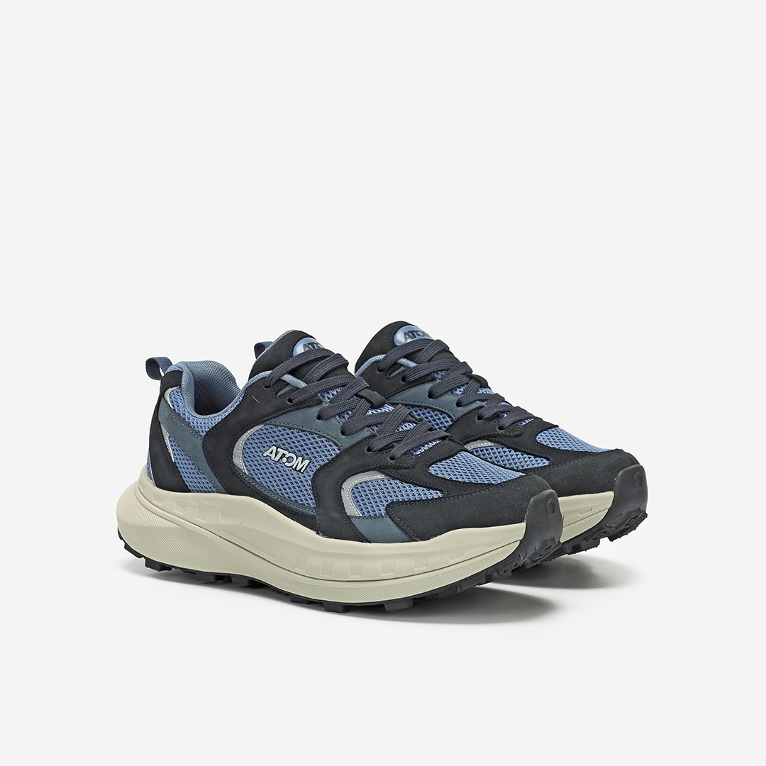 Zapatillas casual de hombre Atom - Azul Azul-5