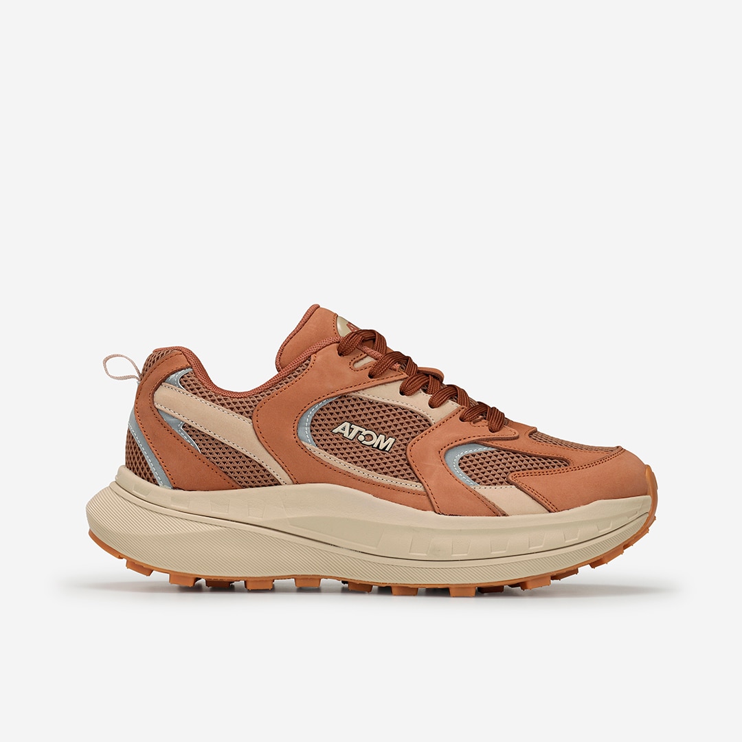 Imagen 0 de Zapatillas casual de hombre Atom Marrón