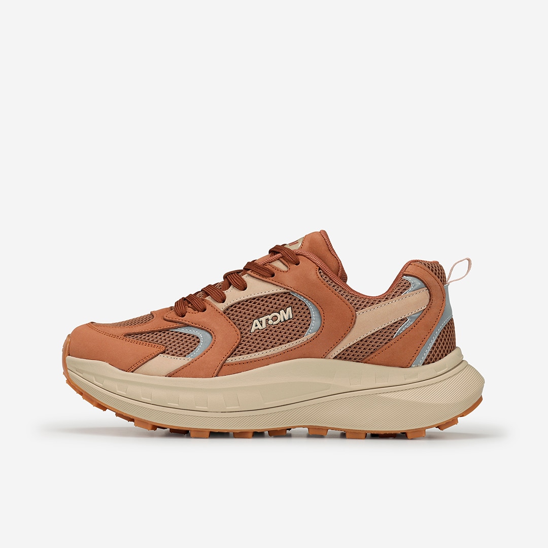 Zapatillas casual de hombre Atom - Marrón Marrón-2