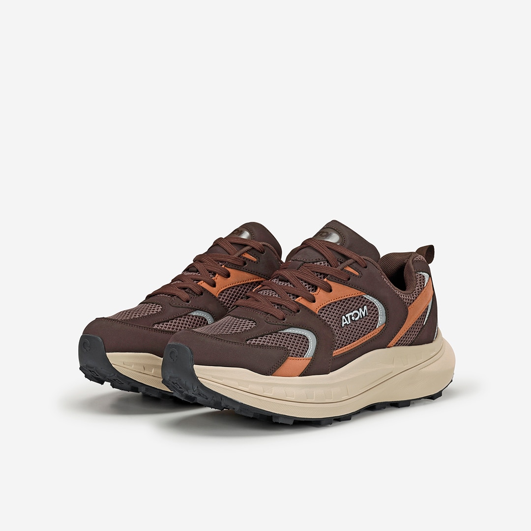 Zapatillas casual de hombre Atom - Marrón oscuro Marrón oscuro-4
