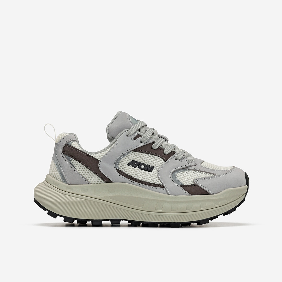 Zapatillas casual de mujer Atom - Gris Gris-1