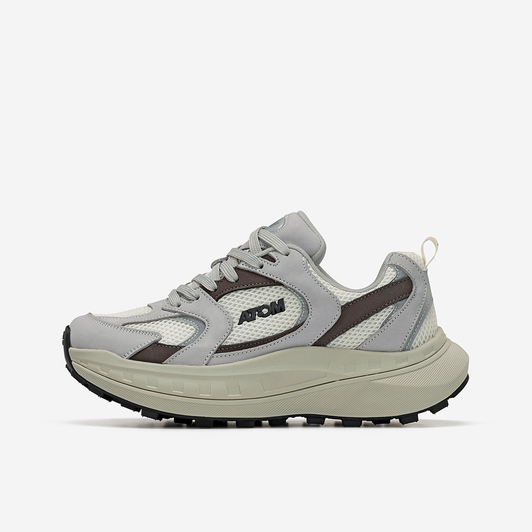Zapatillas casual de mujer Atom - Gris Gris-2
