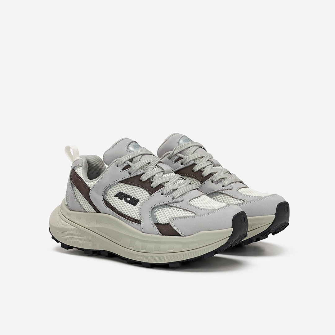 Zapatillas casual de mujer Atom - Gris Gris-4
