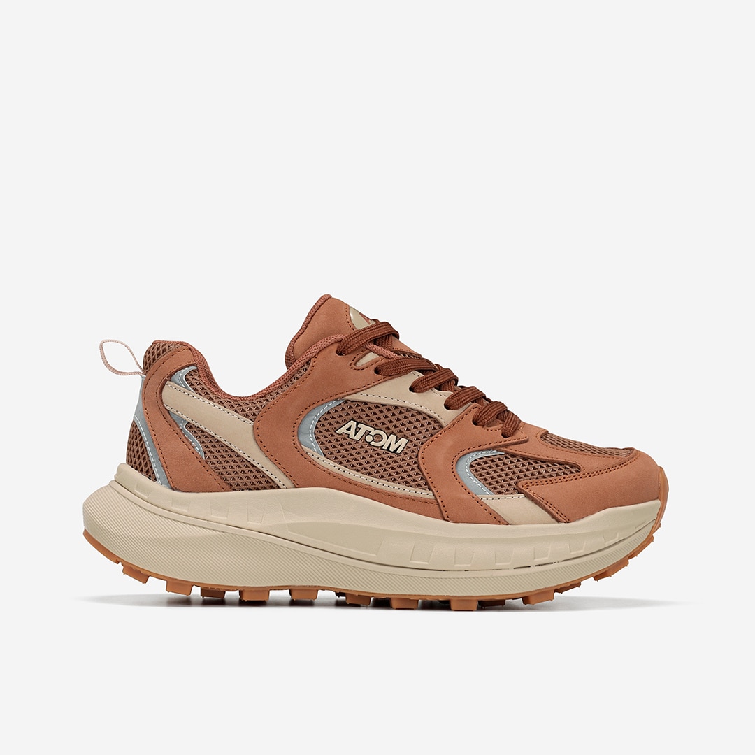 Zapatillas casual de mujer Atom - Marrón Marrón-1