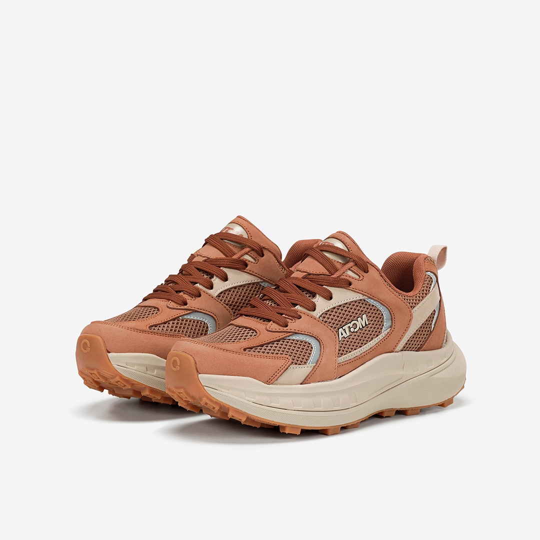 Zapatillas casual de mujer Atom - Marrón Marrón-2