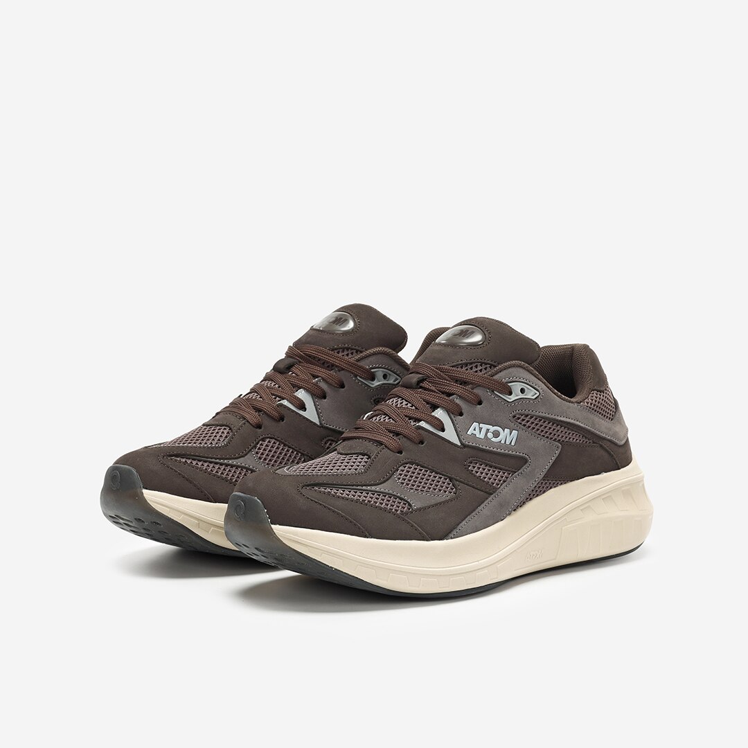 Zapatillas casual de hombre Atom - Marrón oscuro Marrón oscuro-4