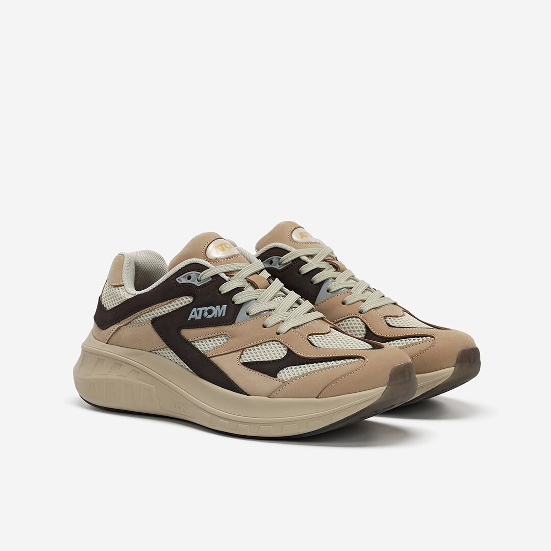 Zapatillas casual de hombre Atom - Marrón claro Marrón claro-5