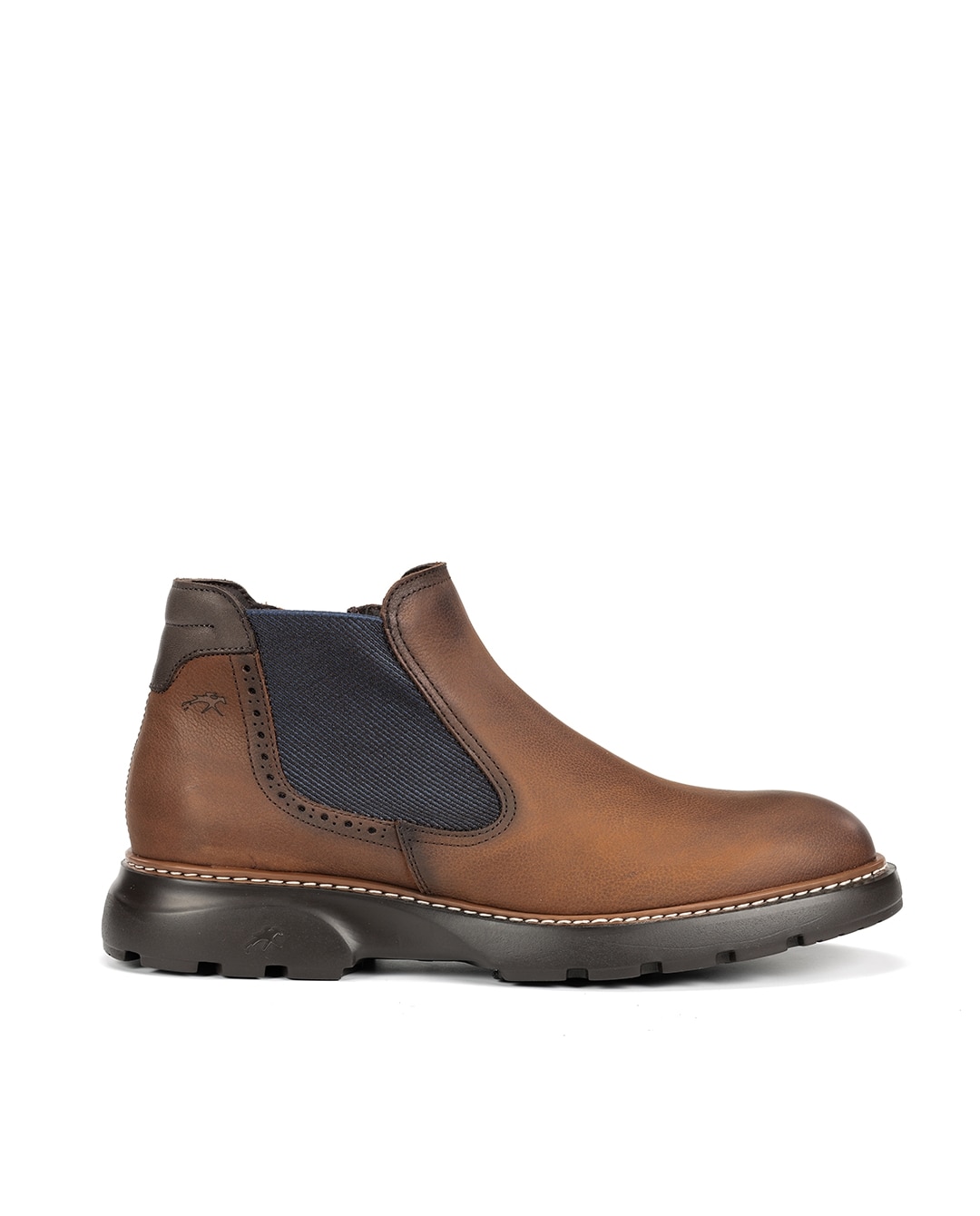 Botines de hombre fabricados en nobuck - Fluchos - Marrón Marrón-1