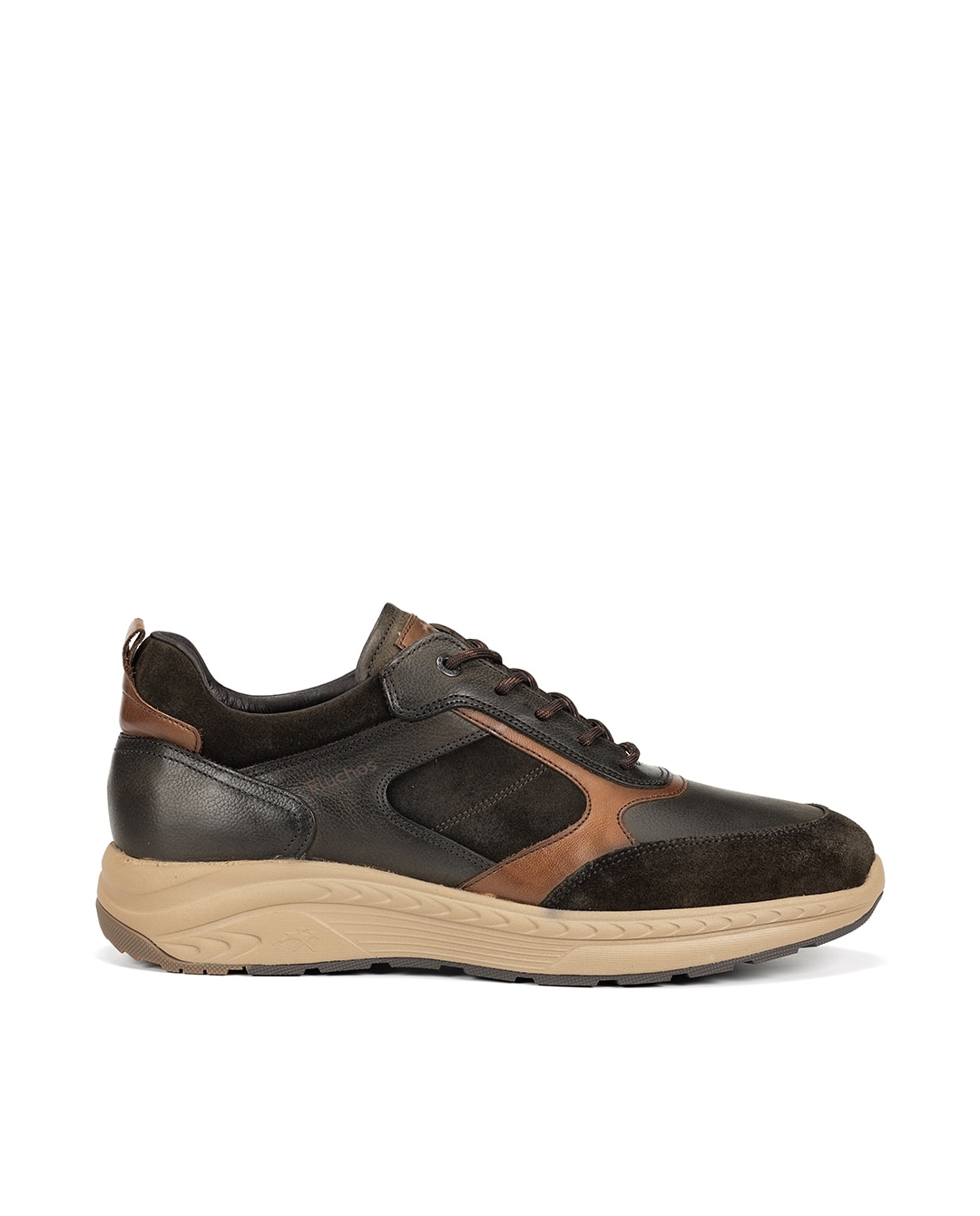 Zapatos de cordones de hombre fabricados en nobuck - Fluchos - Verde Verde-1