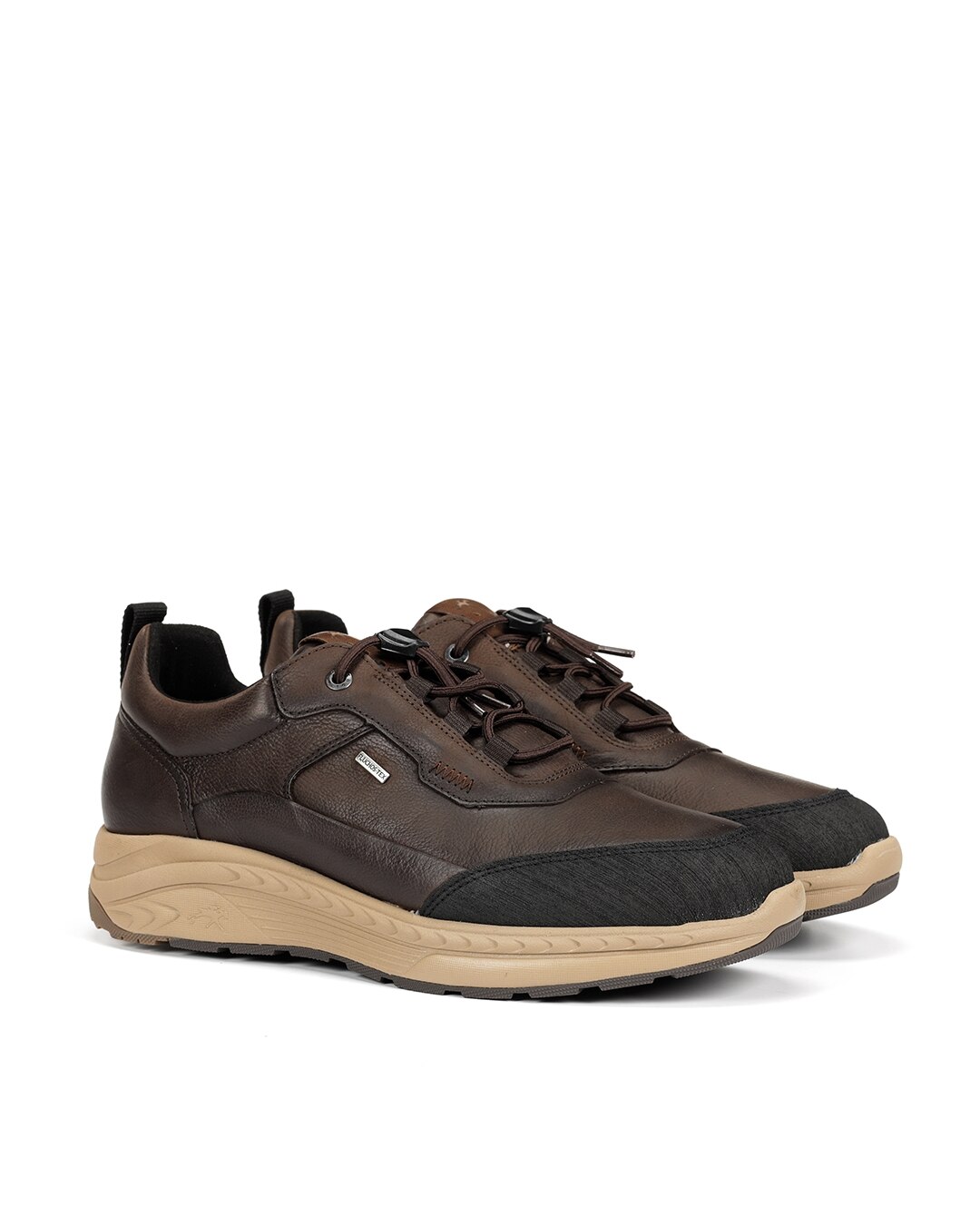 Zapatos de cordones de hombre fabricados en impermeable - Fluchos - Marrón Marrón-3