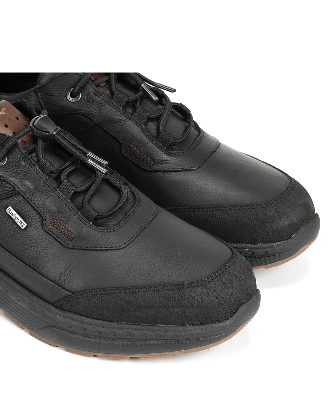 Zapatos de cordones de hombre fabricados en impermeable - Fluchos - Negro Negro-6
