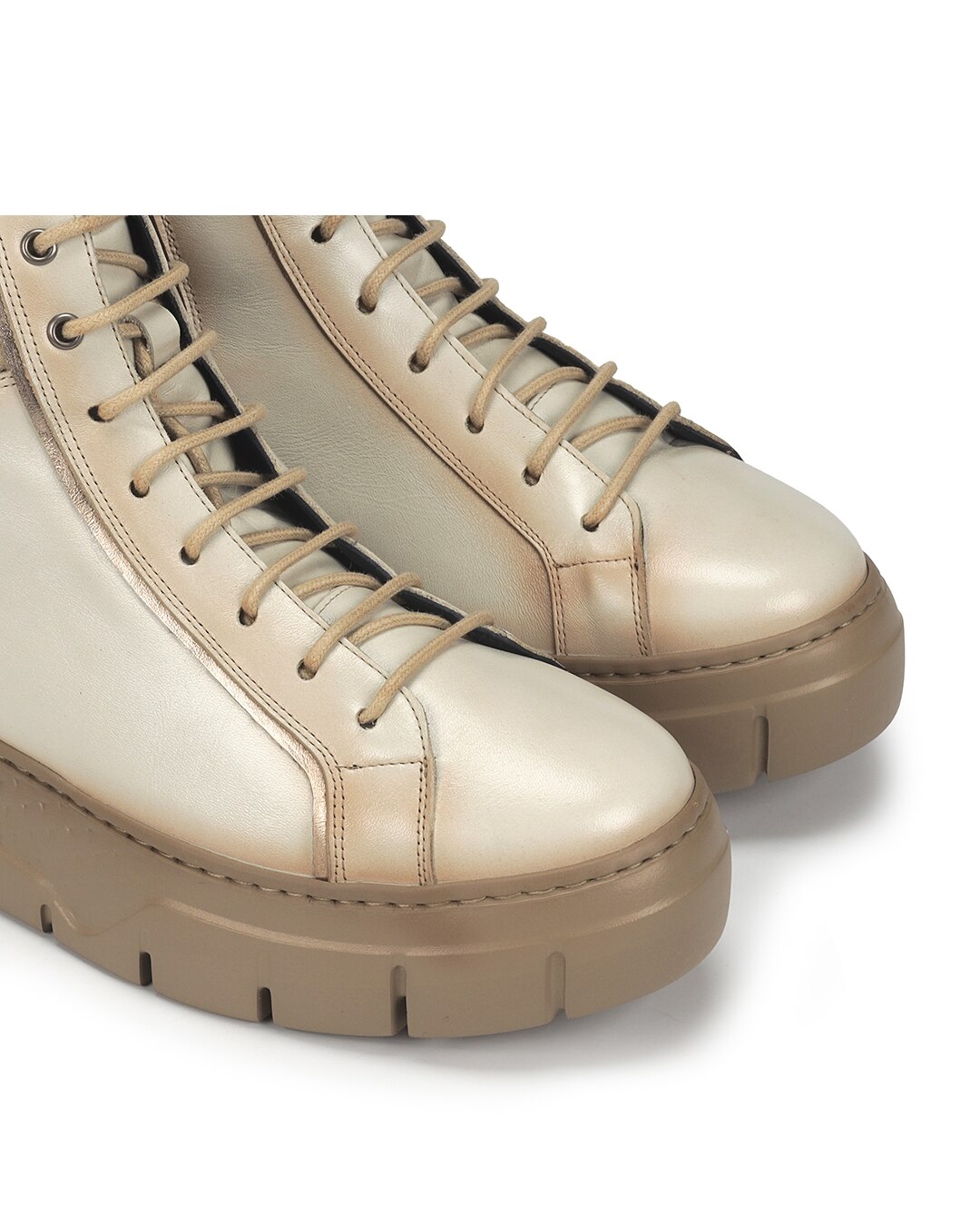 Botines de mujer fabricados en piel - Fluchos - Blanco Blanco-6