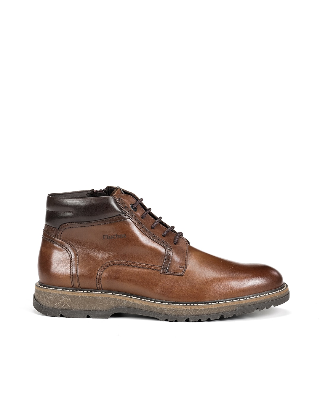 Imagen 0 de Botines de hombre  fabricados en piel Marrón