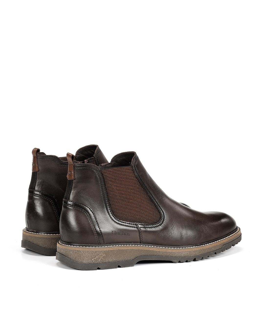 Botines de hombre fabricados en piel - Fluchos - Marrón Marrón-2