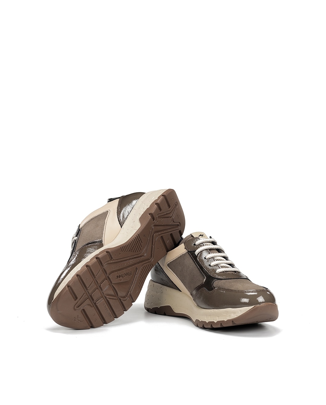 Zapatos de cordones de mujer fabricados en piel - Fluchos - Marrón oscuro Marrón oscuro-4