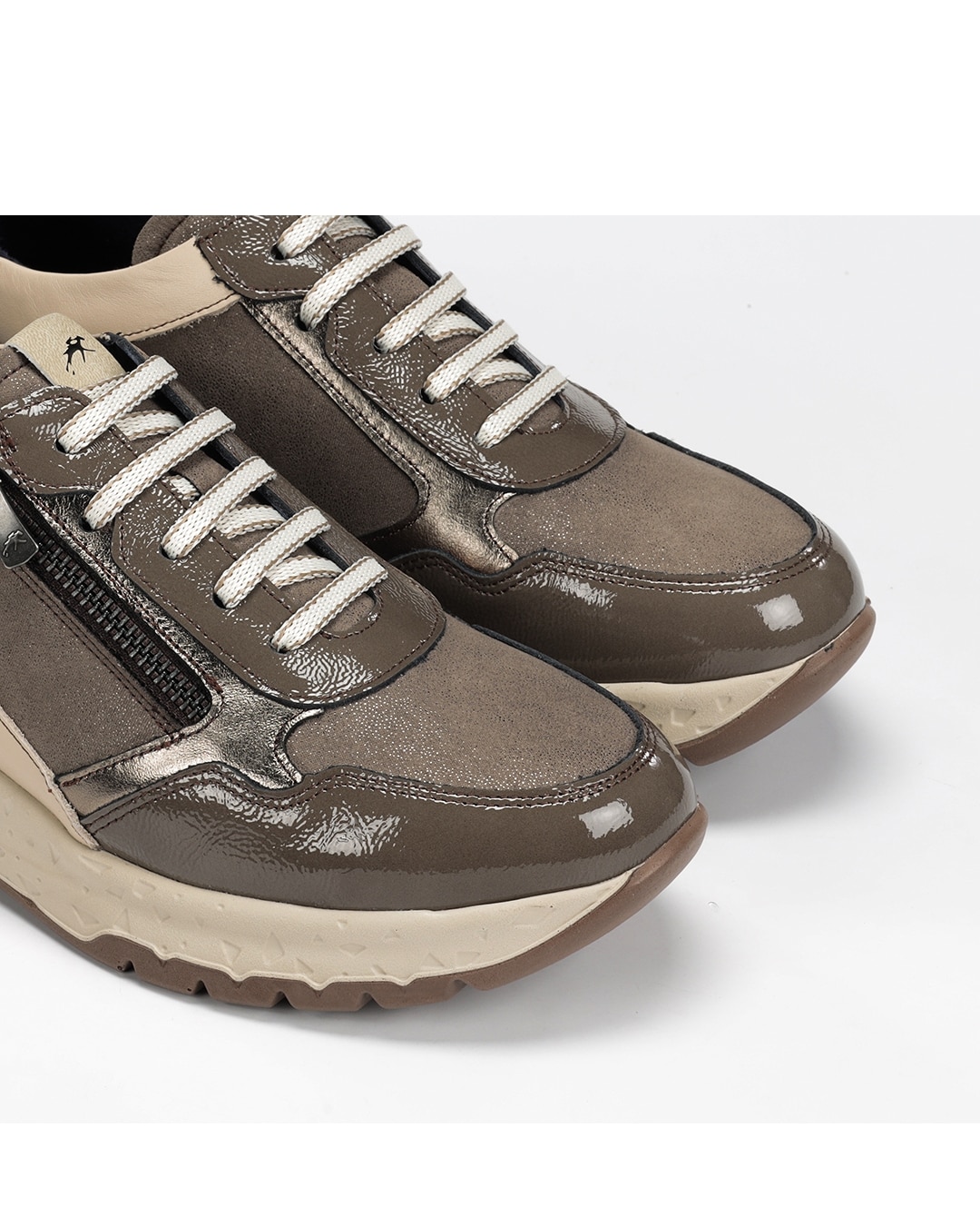 Zapatos de cordones de mujer fabricados en piel - Fluchos - Marrón oscuro Marrón oscuro-6