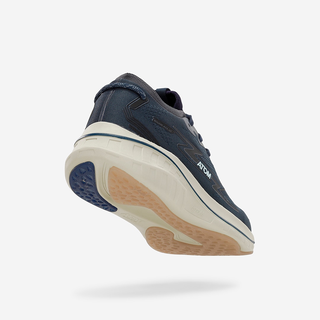 Zapatillas de running de hombre Atom - Azul / Gris Azul / Gris-4