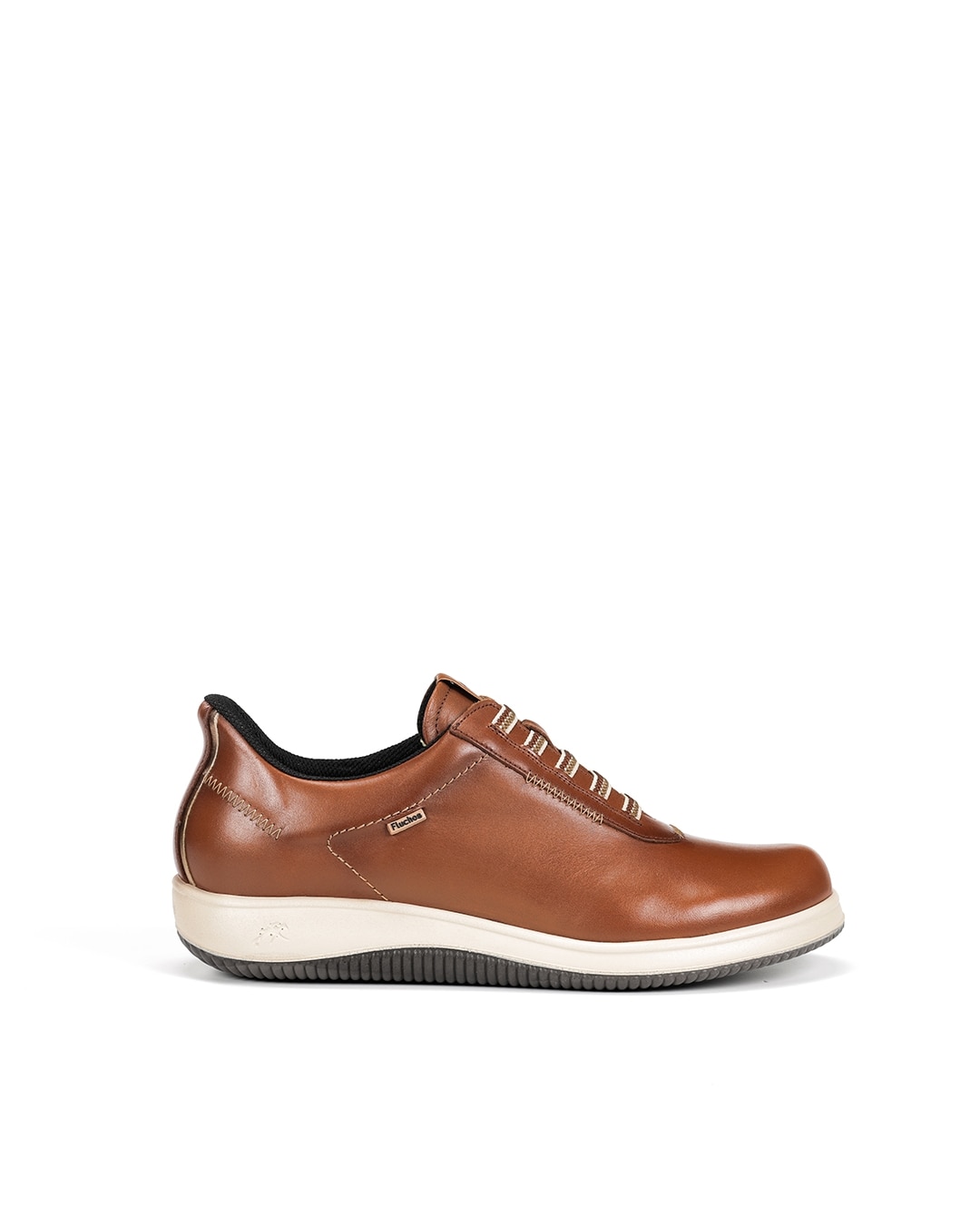 Zapatos de cordones de mujer fabricados en piel - Fluchos - Marrón Marrón-1