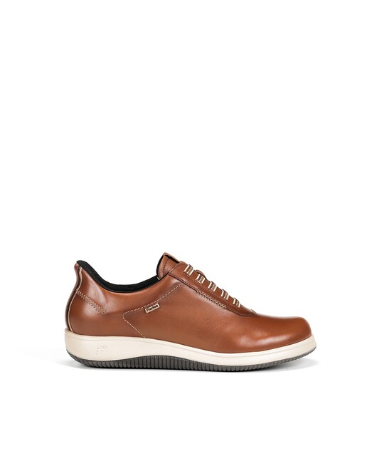 Imagen 0 de Zapatos de cordones de mujer fabricados en piel