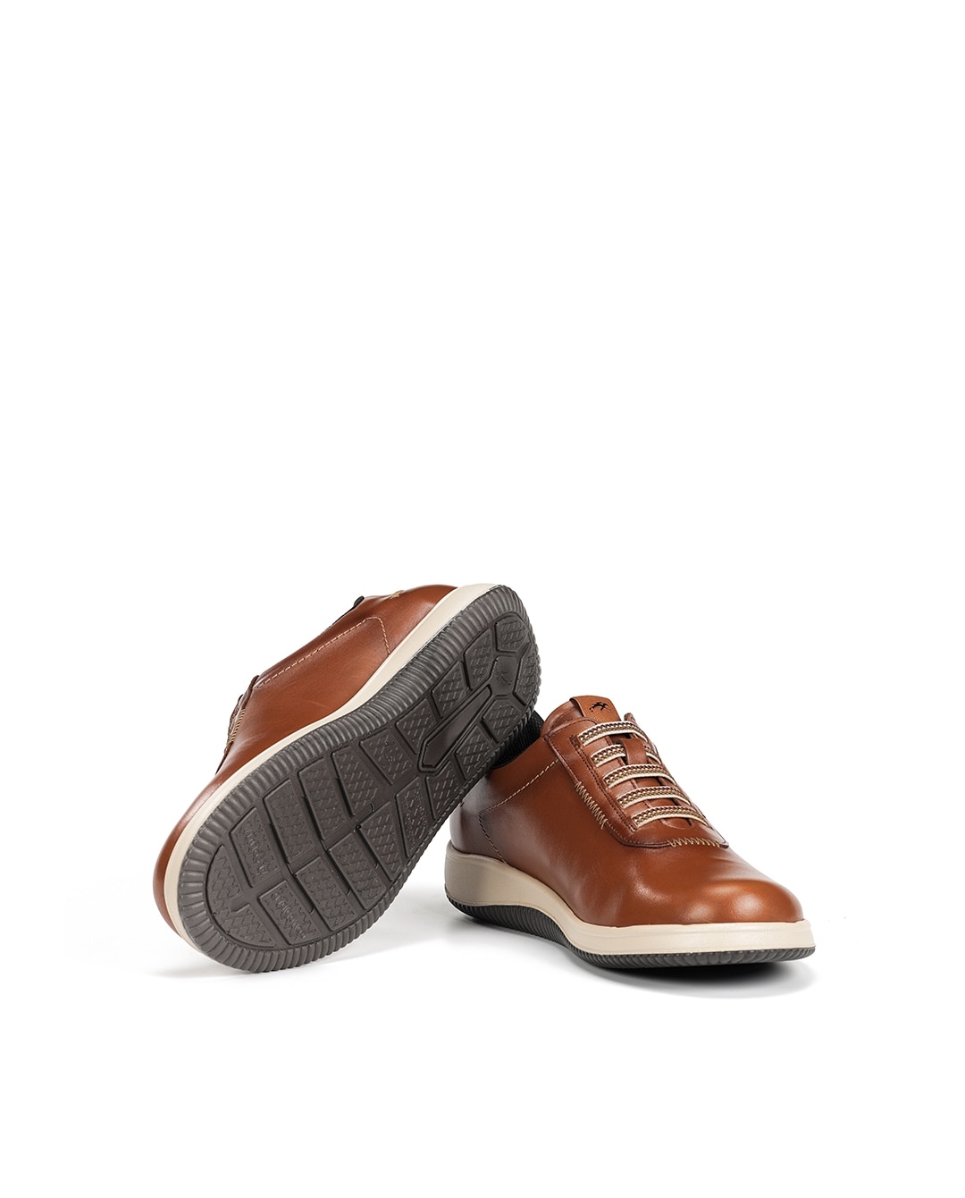 Zapatos de cordones de mujer fabricados en piel - Fluchos - Marrón Marrón-5