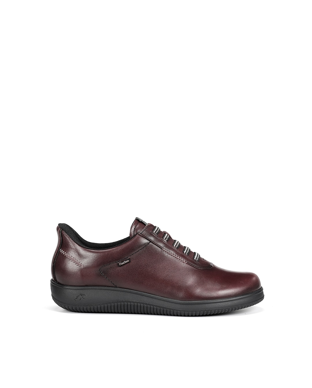 Zapatos de cordones de mujer fabricados en piel - Fluchos - Rojo Rojo-1
