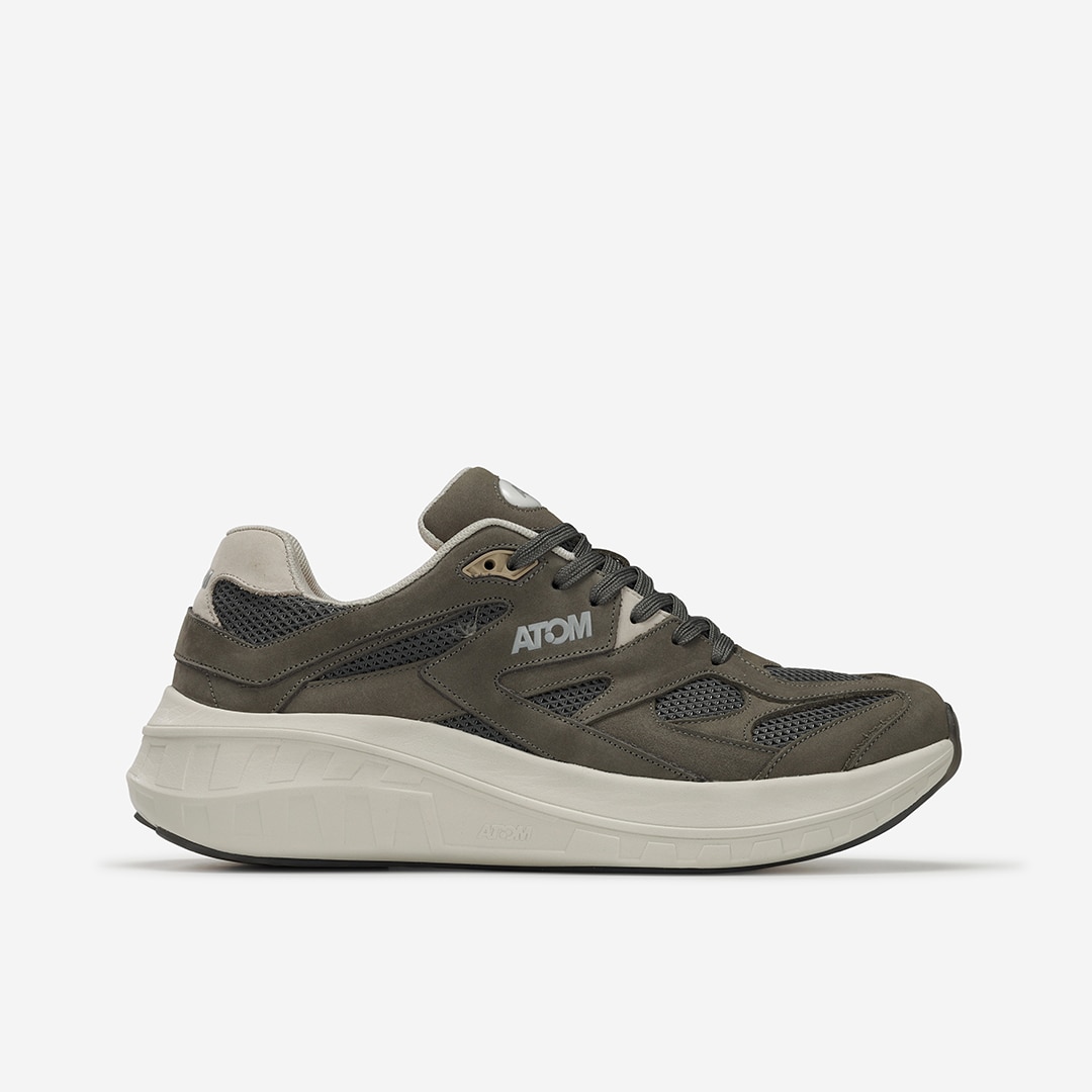 Atom Zapatillas casual de hombre Marrón oscuro
