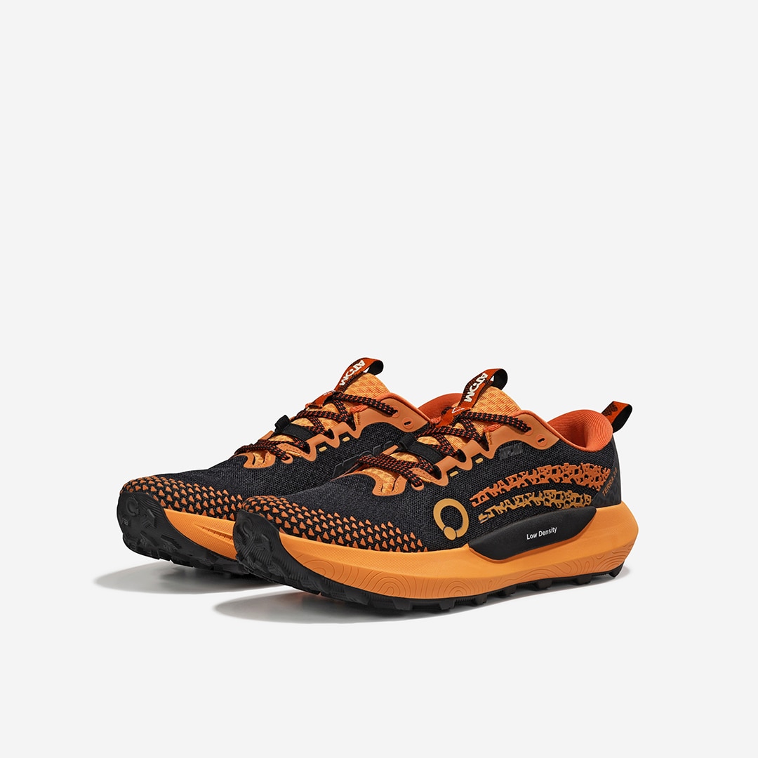 Zapatillas de trail running para hombre AT201 ATOM - Negro / Naranja Negro / Naranja-4
