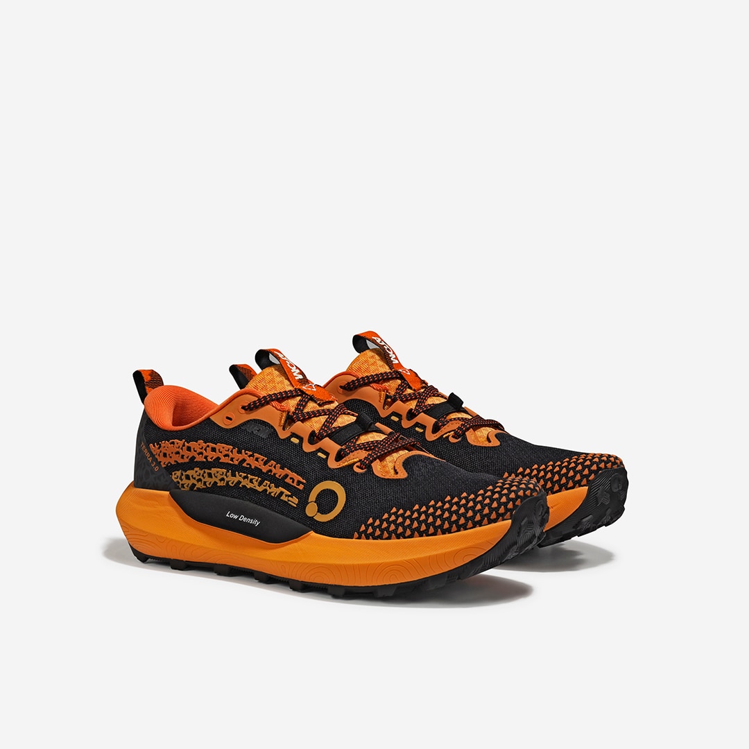 Zapatillas de trail running para hombre AT201 ATOM - Negro / Naranja Negro / Naranja-5