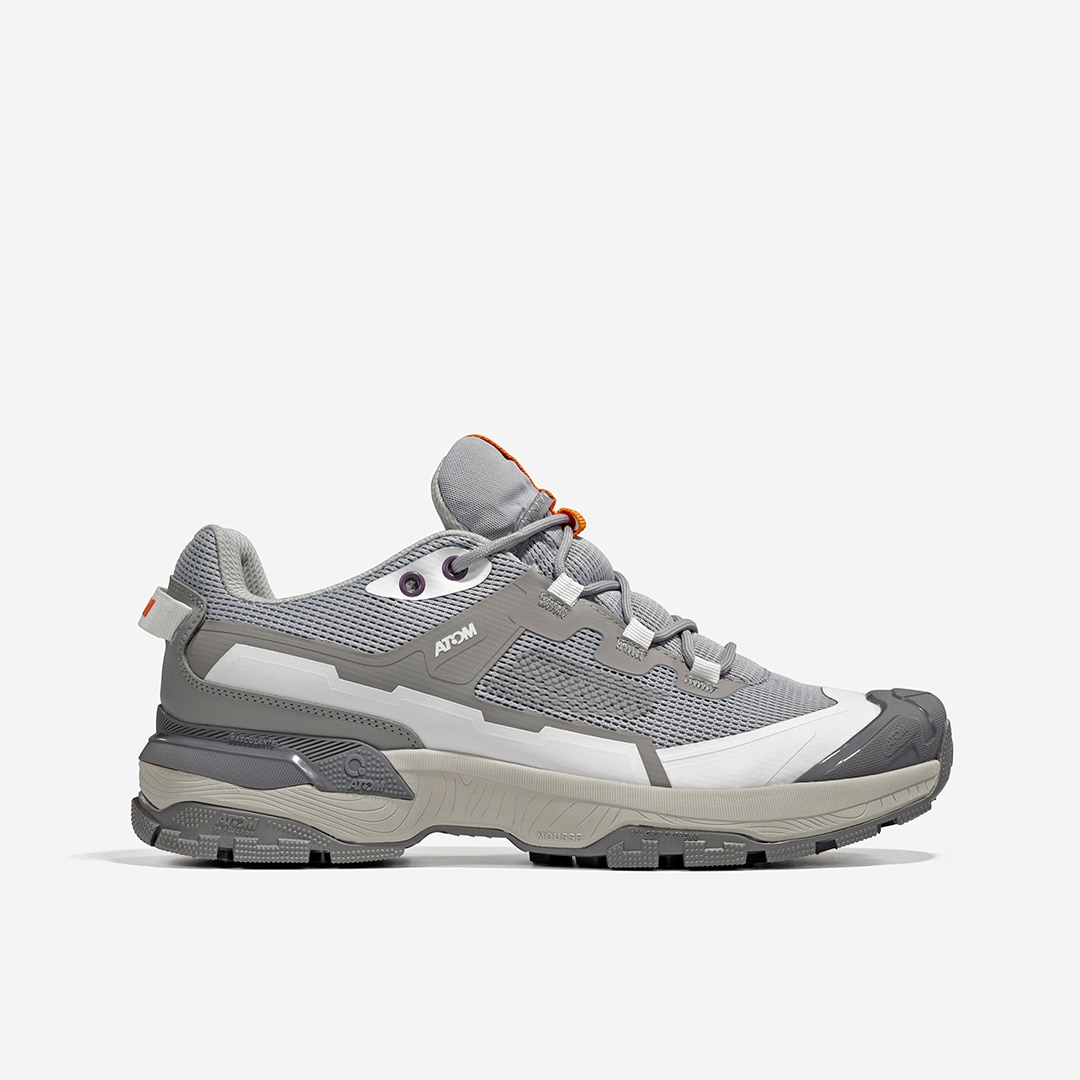 Zapatillas de montaña de hombre Atom - Gris ceniza Gris ceniza-1